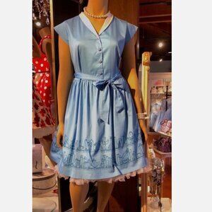 Disney Parks The Dress Shop Beauty and the Beast Belle Library Blue M No Belt